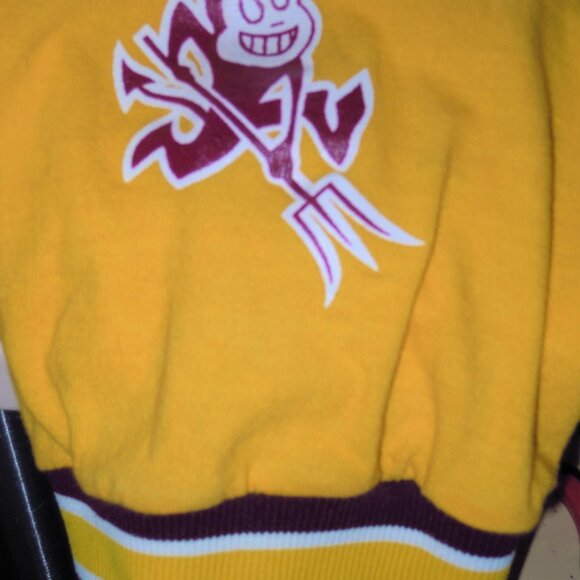 ASU Arizona State University Sun Devils Wilson Football Size Small Shirt VINTAGE - Picture 4 of 7
